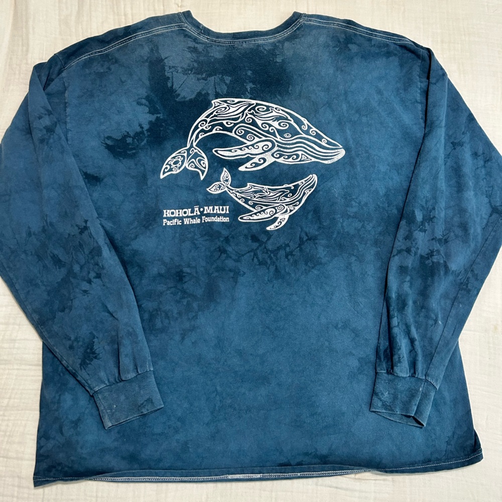 hawaii long sleeve tie dye